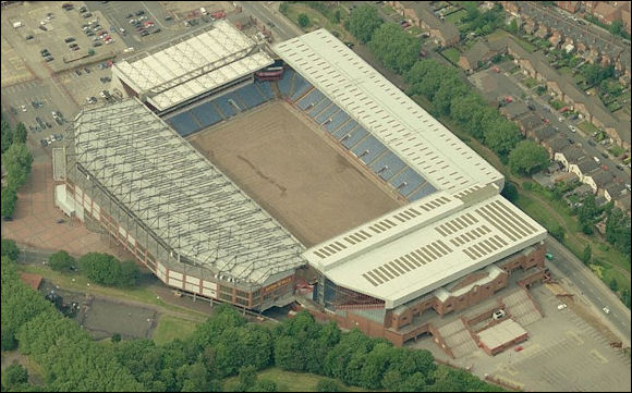 Villa Park - the home of Aston Villa FC