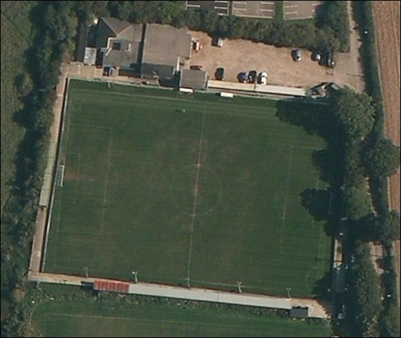 New Lodge - the home of Billericay Town FC (aerial photograph  Bing Maps)