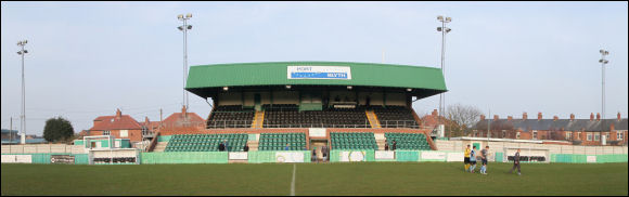 A 360 degree panorama of Blyth Spartans' Croft Park