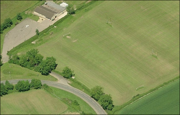 Mill Lane - the home of Brockworth Albion FC (aerial photograph  Bing Maps)