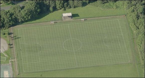 Cardiff Met Cyncoed Campus - the home of Cardiff Metropolitan University FC (aerial photograph  Bing Maps)