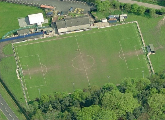 The Scholars Ground - the home of Chasetown FC (aerial photograph  Bing Maps)