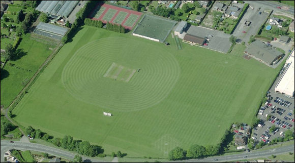 The Cheltenham Civil Service Sports Ground - the home of Cheltenham Civil Service FC (aerial photograph  Bing Maps)