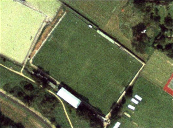 Hardenhuish Park - the home of Chippenham Town FC (aerial photograph  Bing Maps)