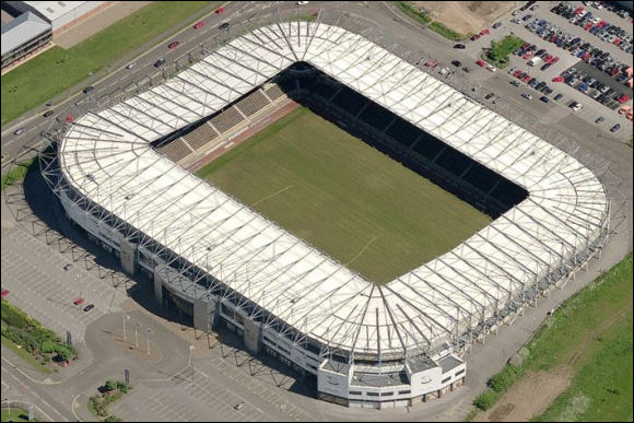 Pride Park - the home of Derby County FC