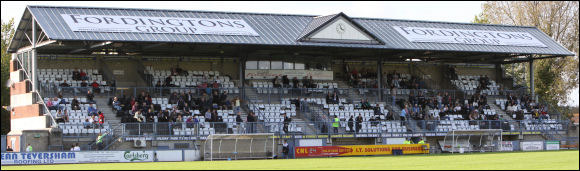 The main stand at the Avenue Stadium