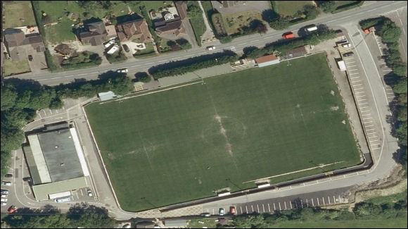 Badgers Hill - the home of Frome Town FC (aerial photograph  Bing Maps)