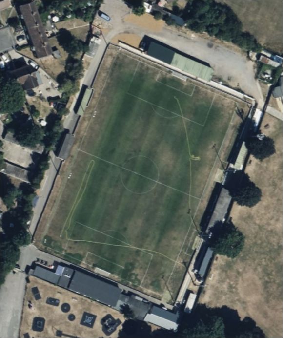 GROUND - the home of HungerfordTown FC (aerial photograph  Bing Maps)