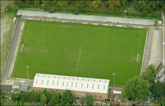 The Walks - the home of Kings Lynn FC (aerial photograph  Bing Maps)