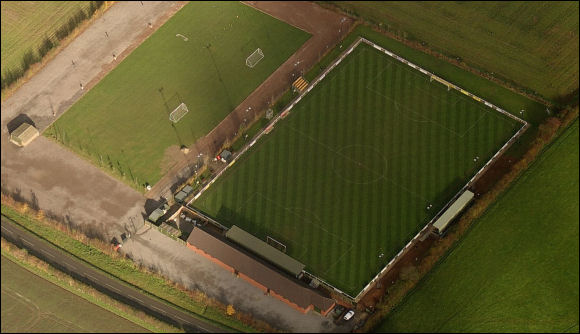 New Windmill Ground - the home of Leamington FC (aerial photograph  Bing Maps)