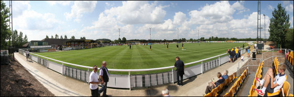 Leamington's New Windmill Ground on a sunny day