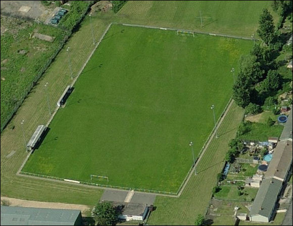 Glevum Park - the home of Tuffley Rovers FC (aerial photograph  Bing Maps)