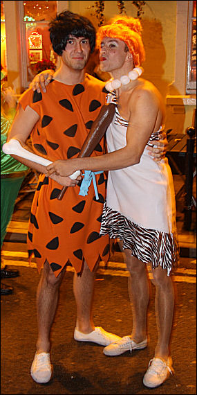 Tom Hamblin & Jack Pitcher as Fred & Wilma Flintstone