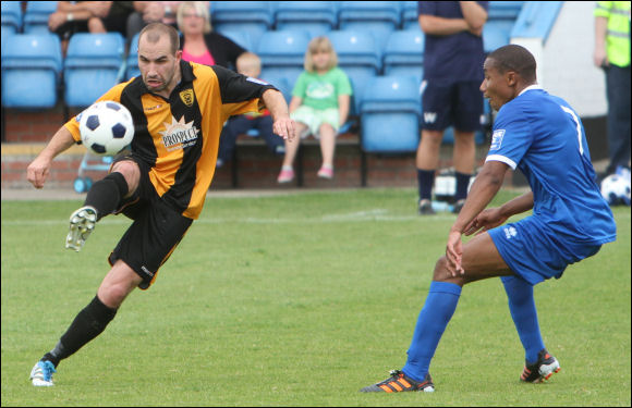 Lewis Hogg controlled the midfield at Gainsborough