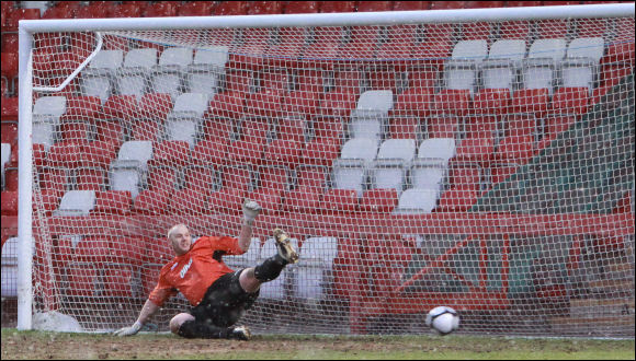 Kev seems to have lost his penalty saving knack!