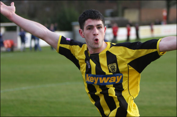 Coming soon to Facebook - Jamie Reid celebrates his goal