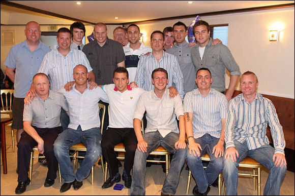 The City players pose for a final photo at this years Presentation Evening